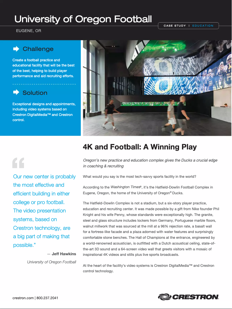 Page 1 de la notice Manuel utilisateur Crestron PRO3