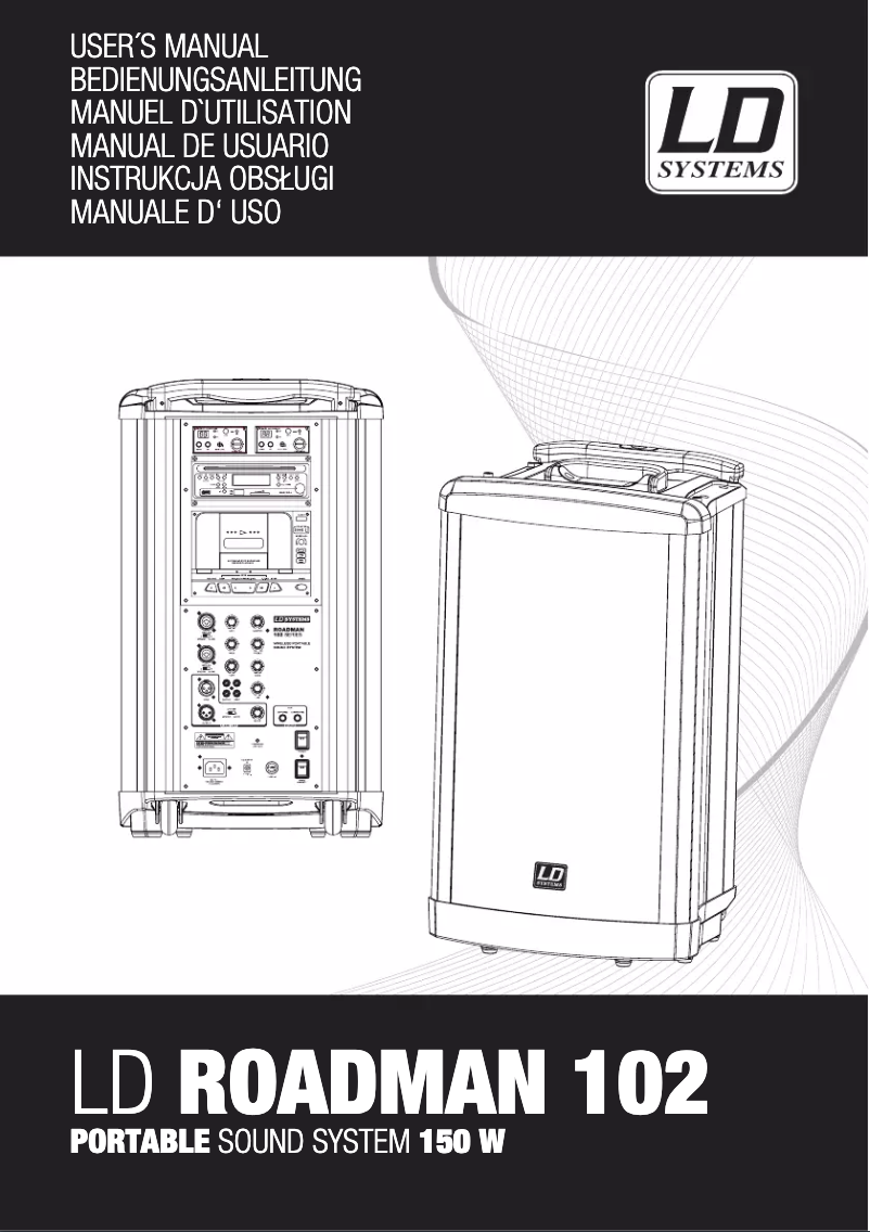 Page 1 de la notice Manuel utilisateur LD Systems Roadman 102