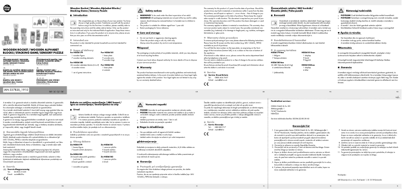Page 1 de la notice Manuel utilisateur Playtive HG06179