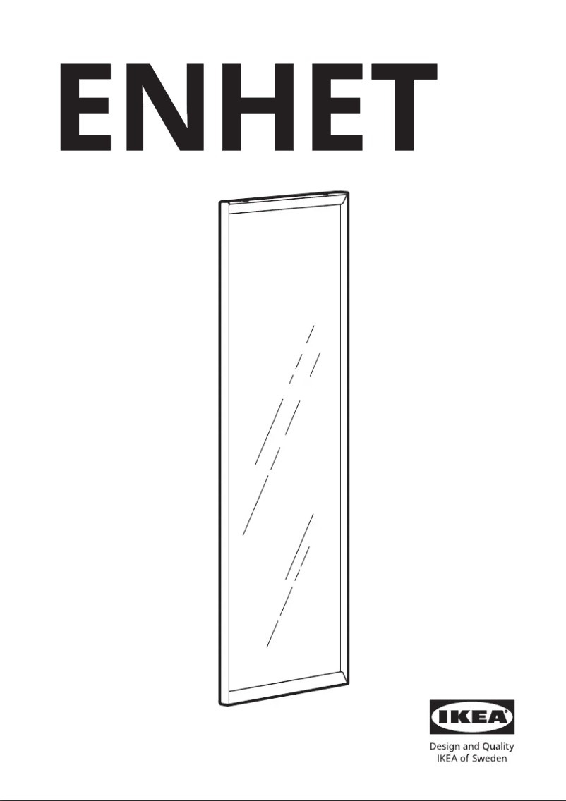 Page 1 de la notice Manuel utilisateur Ikea ENHET 404.490.74