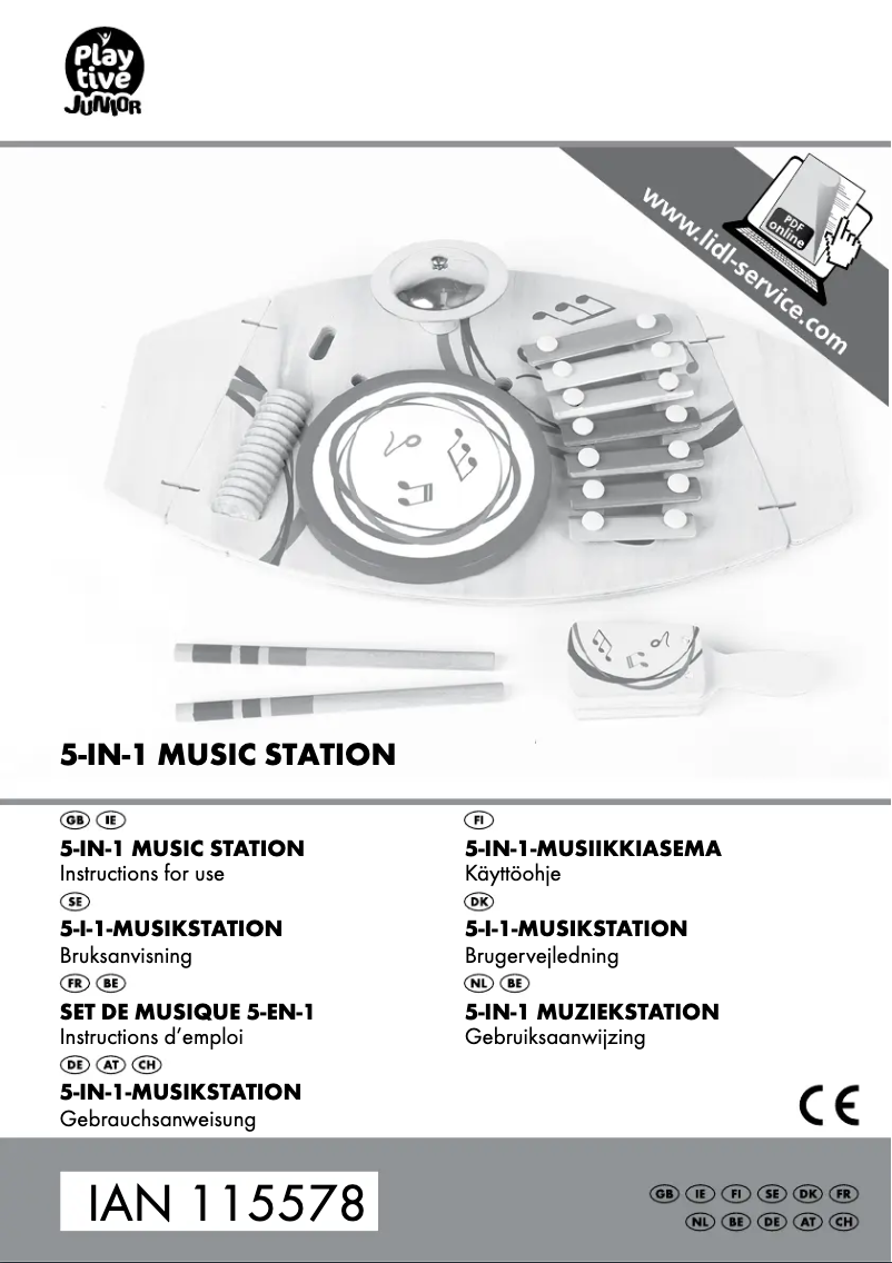 Page 1 of the manual User Manual Playtive IAN 309878
