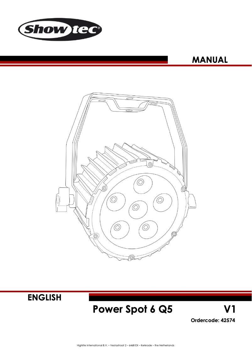 Image de la première page du manuel de l'appareil Power Spot 6 Q5