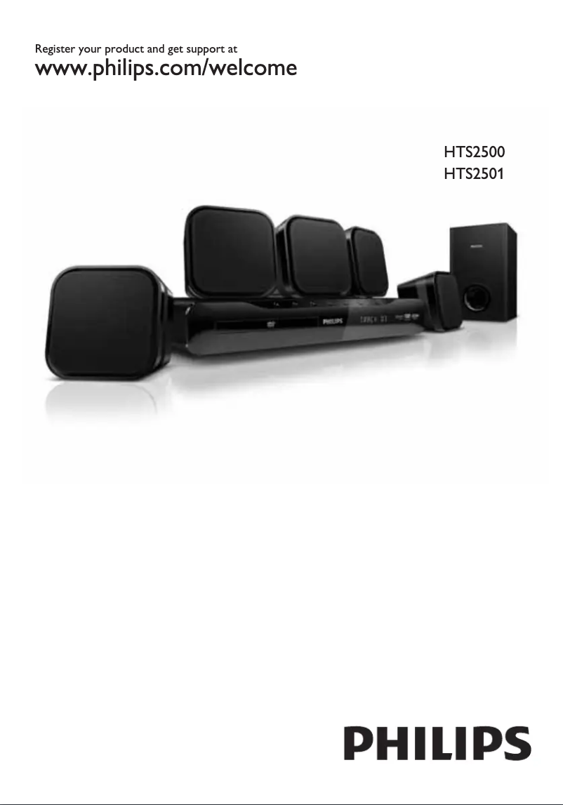 Page n°1 - Manuel utilisateur Philips Immersive Sound HTS2501