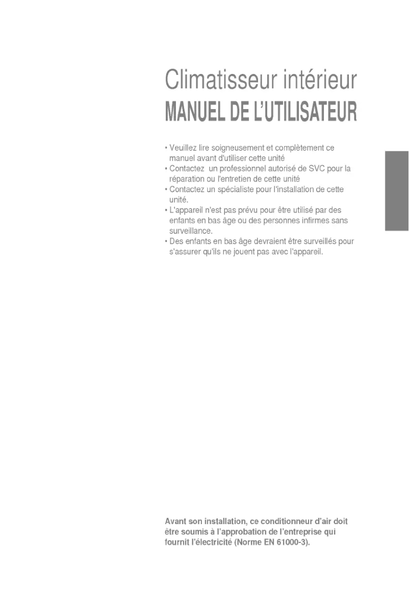 Page 1 de la notice Manuel utilisateur LG A126BP