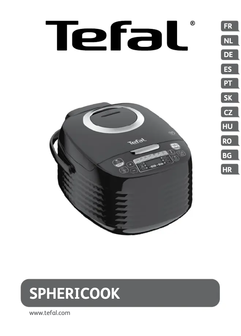 Page 1 of the manual User Manual Tefal Sphericook RK7458