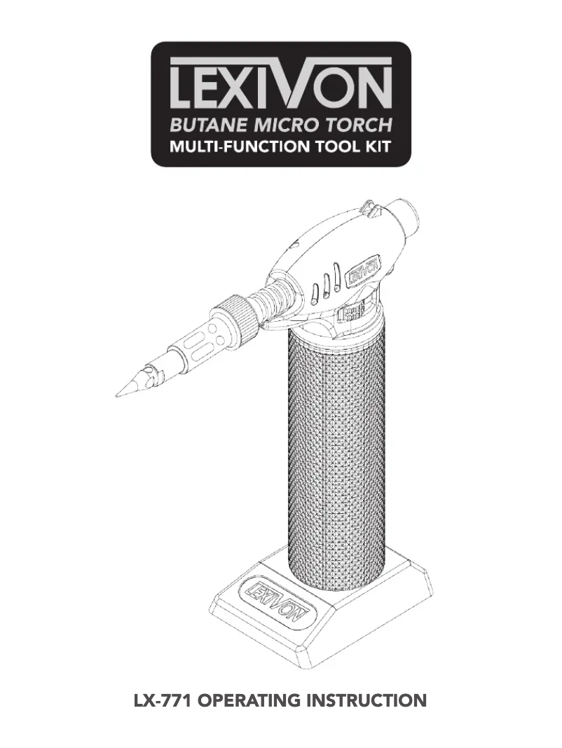 Page 1 de la notice Manuel utilisateur Lexivon LX-771