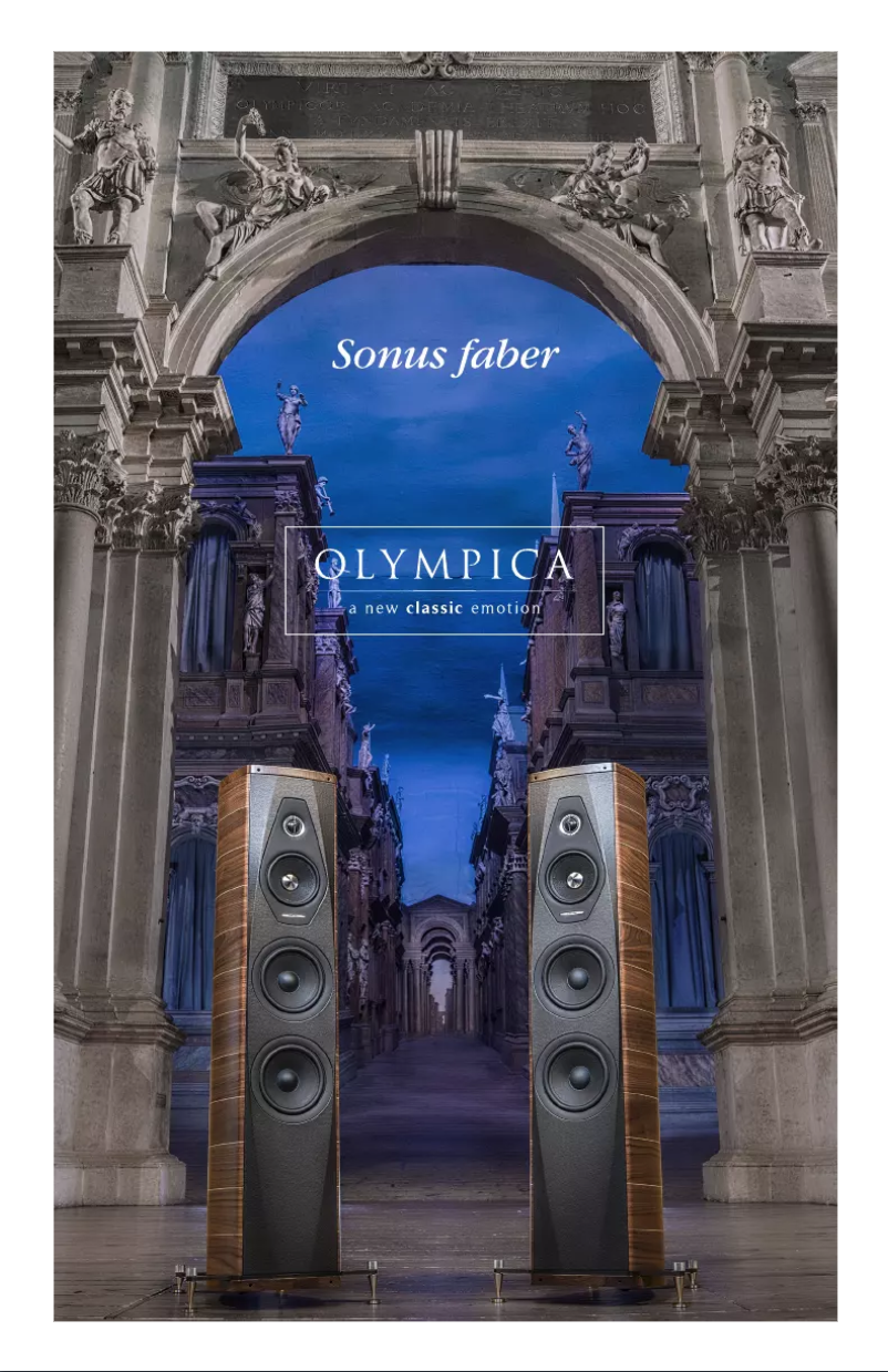 Página 1 del manual Folleto Sonus Faber Olympica I