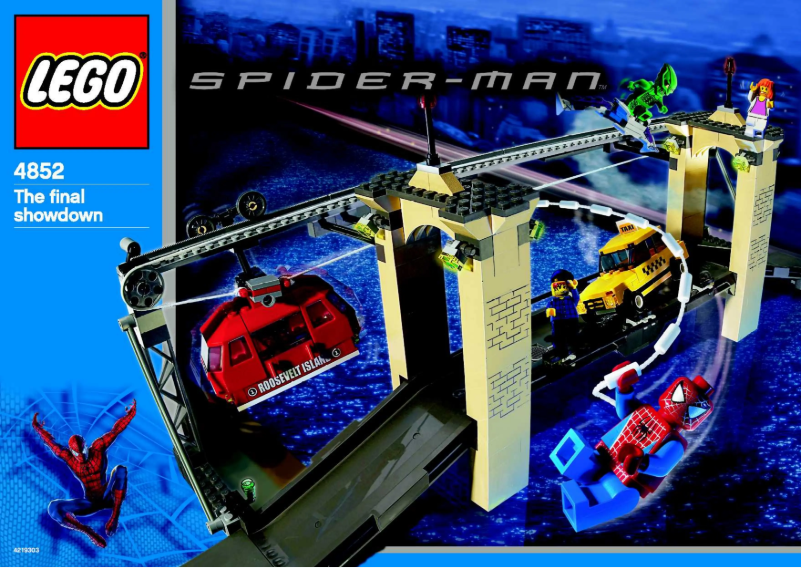 Page 1 of the manual User Manual Lego Spiderman 4852