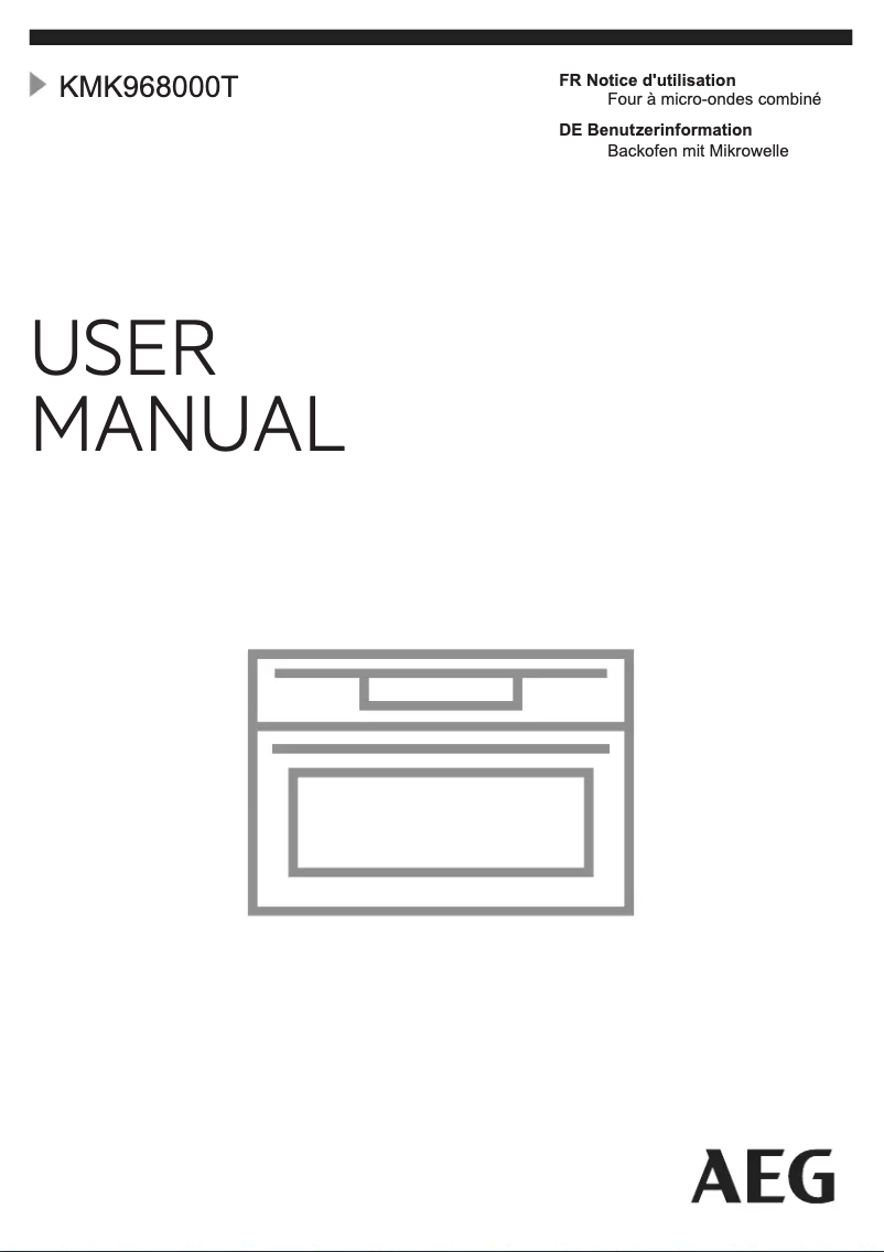 Page 1 de la notice Manuel utilisateur AEG KMK968000T
