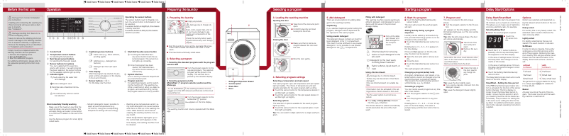 Page 1 de la notice Manuel utilisateur Miele WXD 160 WCS W1
