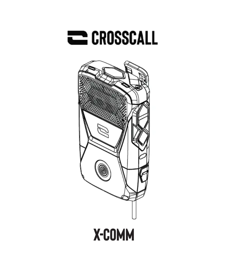 Page 1 de la notice Manuel utilisateur Crosscall X-COMM