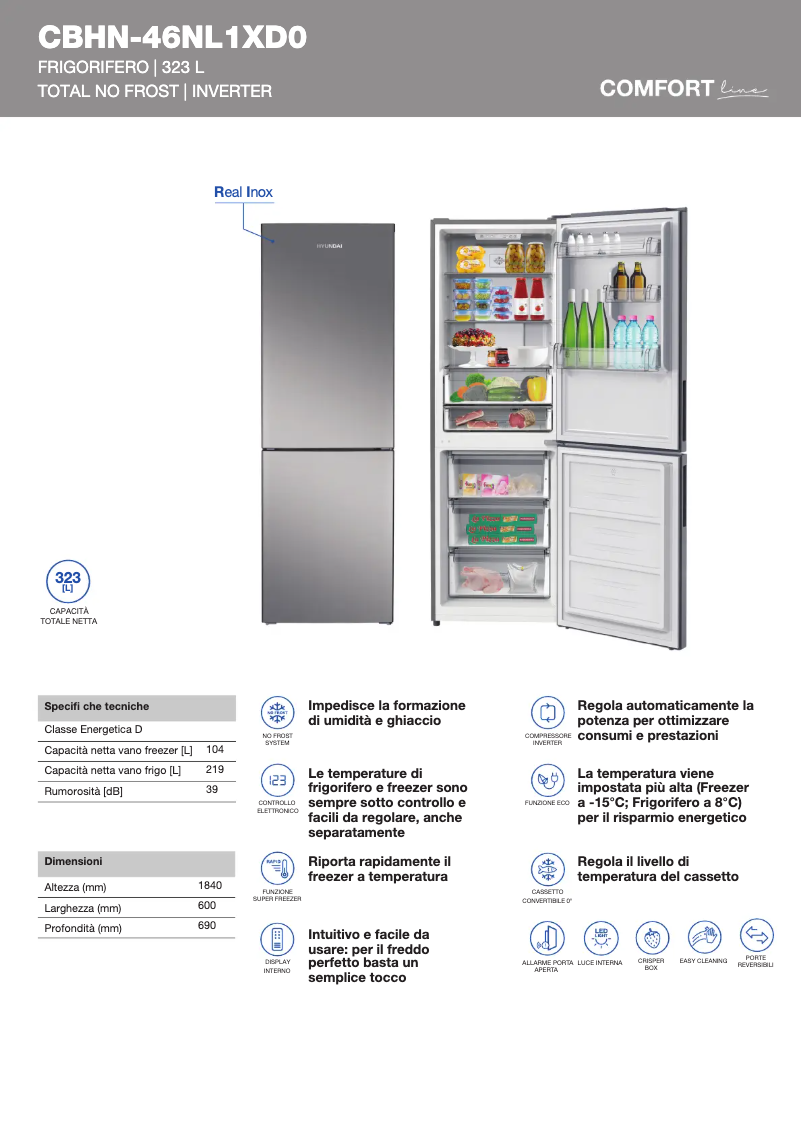Page 1 de la notice Instructions / montage Hyundai CBHN-46NL1XD0