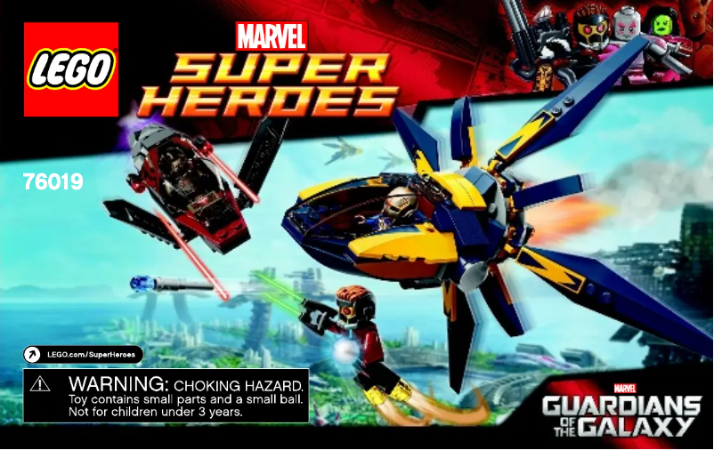 Página 1 del manual Manual de usuario Lego Marvel Super Heroes 76019