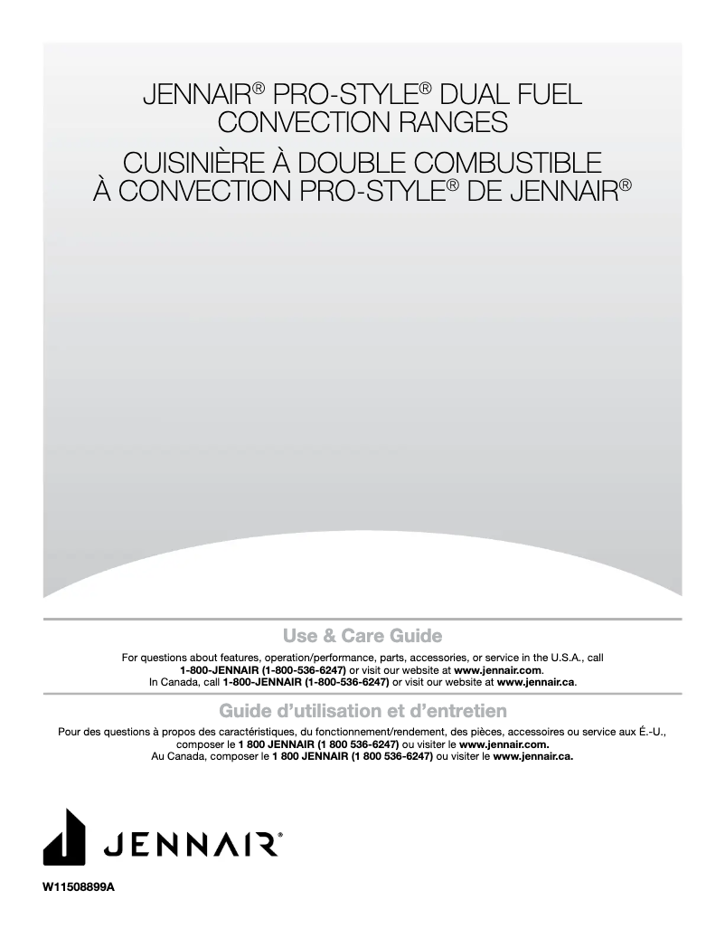 Page 1 of the manual User Manual JennAir JDRP636HM