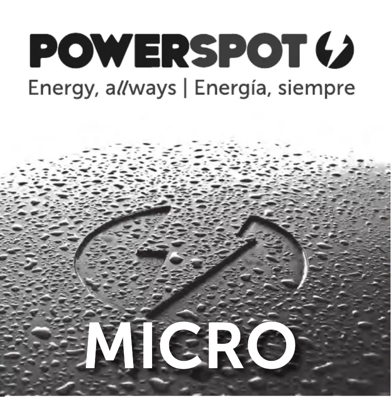 Page 1 de la notice Manuel utilisateur Powerspot Micro