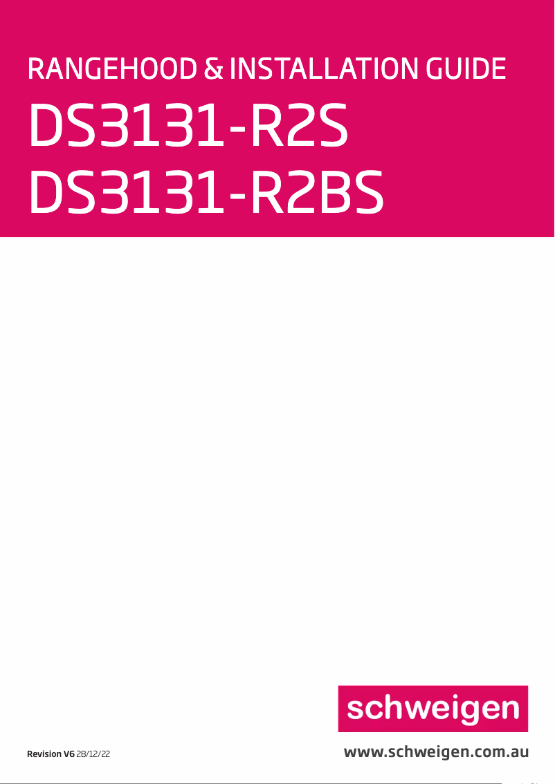 Página 1 del manual Manual de usuario Schweigen DS3131-R2BS