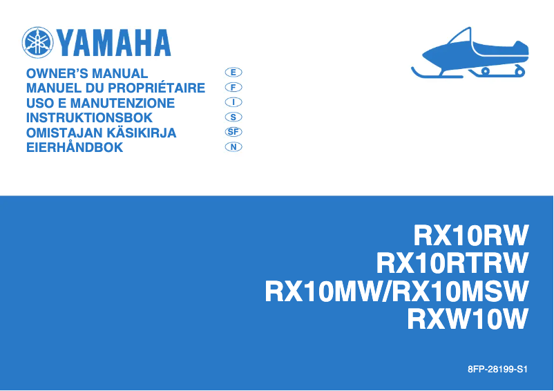Page 1 de la notice Manuel utilisateur Yamaha RX-1 Mountain (2007)