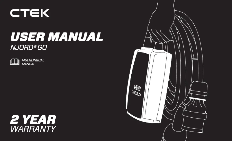 Page 1 de la notice Manuel utilisateur Ctek NJORD GO