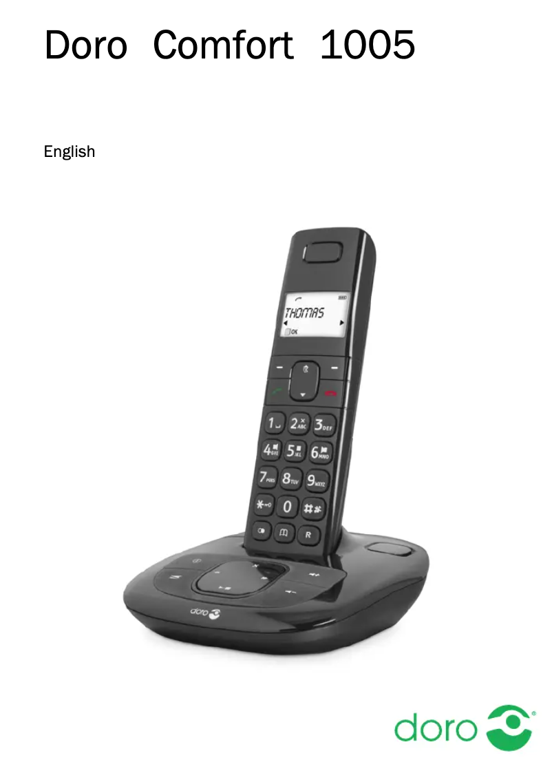 Imagen de la primera página del manual del dispositivo Comfort 1005