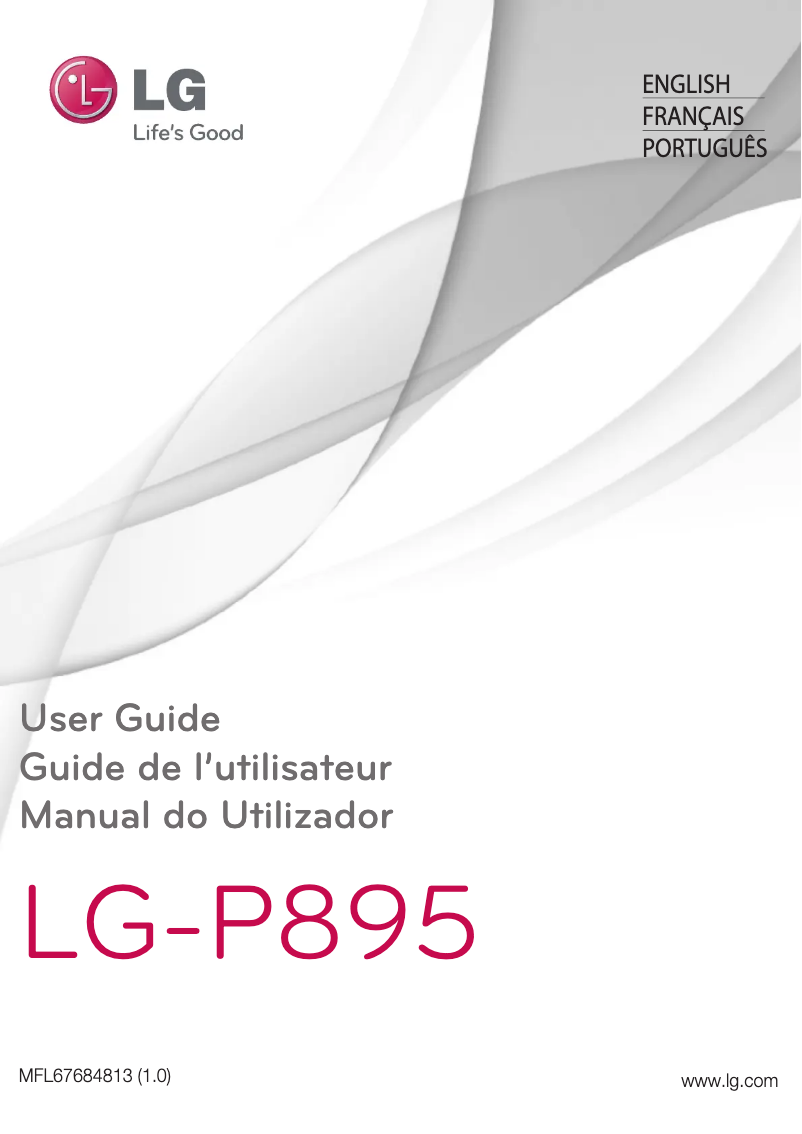 Page 1 de la notice Manuel utilisateur LG Optimus Vu
