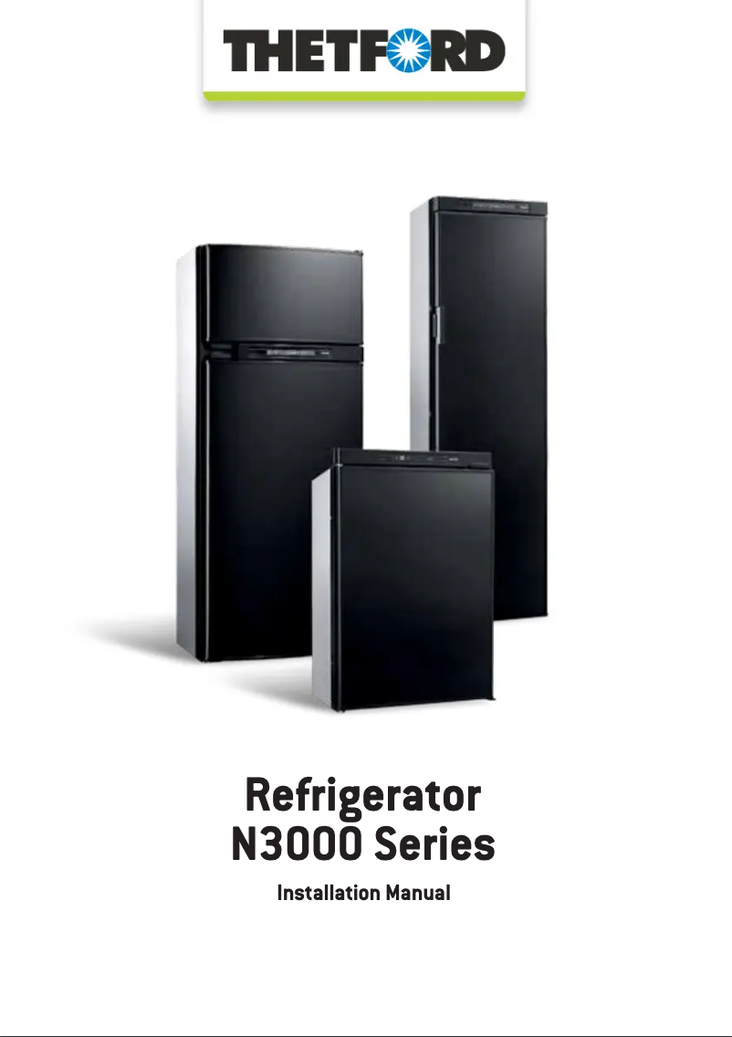 Page 1 de la notice Manuel utilisateur Thetford N3145E