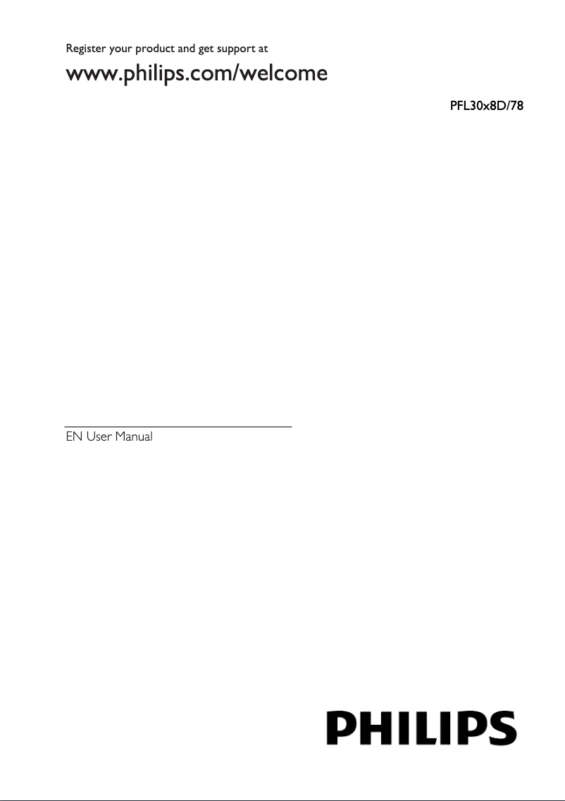 Page n°1 - Manuel utilisateur Philips 46PFL3008D