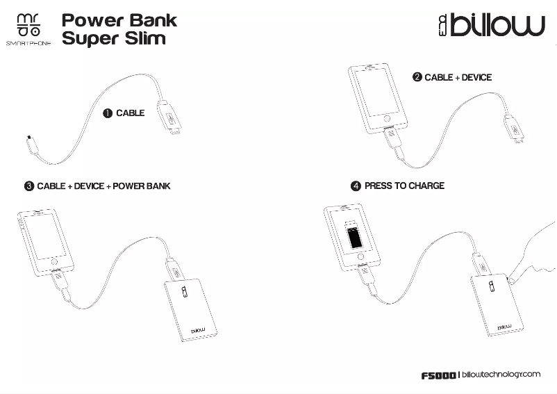 Page 1 de la notice Manuel utilisateur Billow F5000BK
