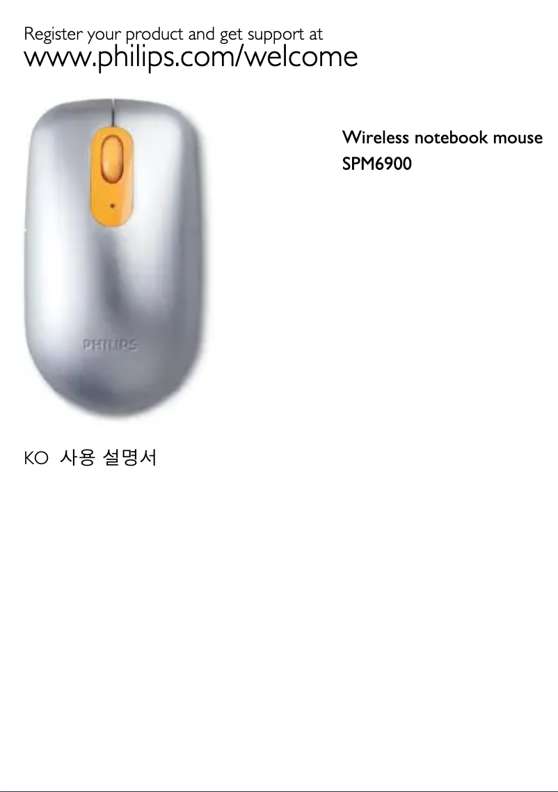 Page n°1 - Manuel utilisateur Philips SPM6900