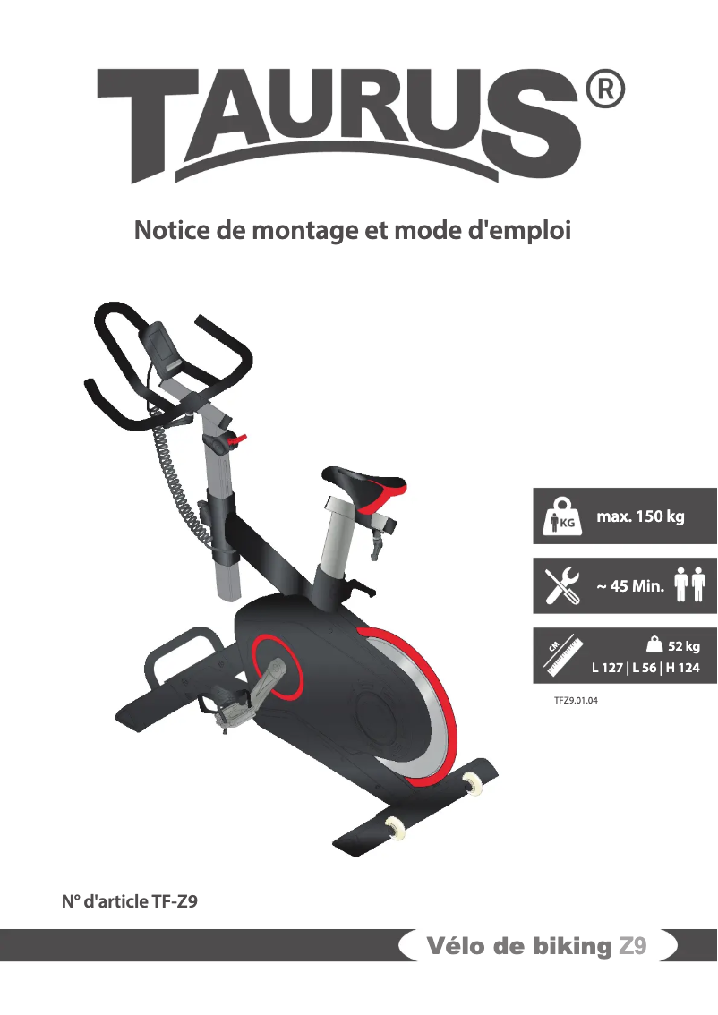 Página 1 del manual Manual de usuario Taurus Z9