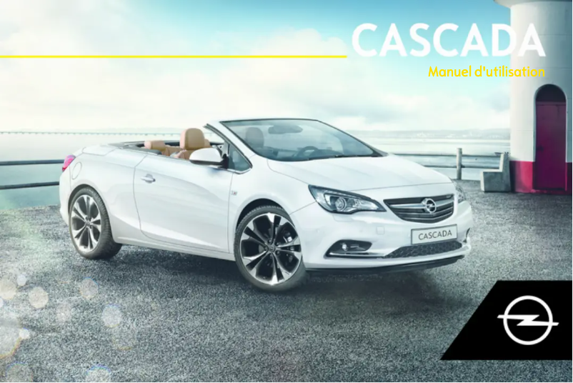 Page 1 de la notice Manuel utilisateur Opel Cascada (2018)
