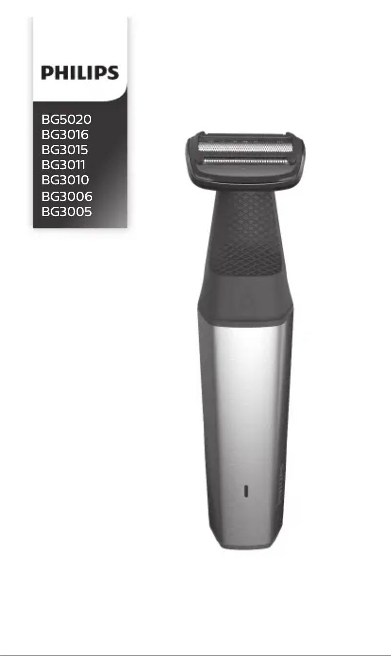 Página 1 del manual Manual de usuario Philips BG3010