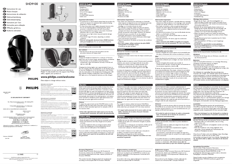 Página 1 del manual Manual de usuario Philips SHD9100