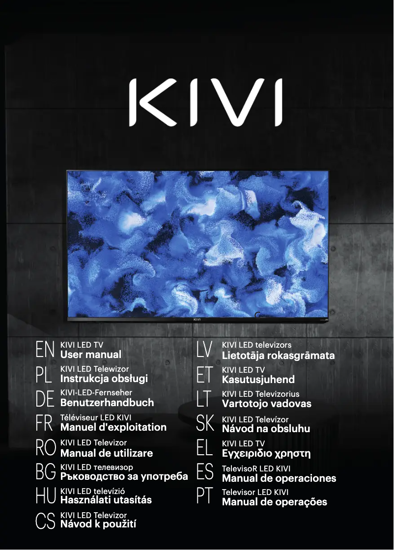 Page 1 de la notice Manuel utilisateur Kivi 43U750NB