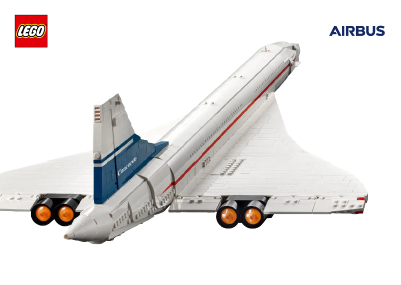 Page 1 de la notice Consignes visuelles Lego Airbus Concorde 10318