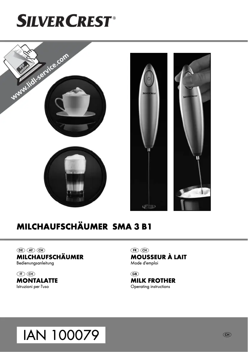 Page 1 de la notice Manuel utilisateur SilverCrest SMA 3 B1