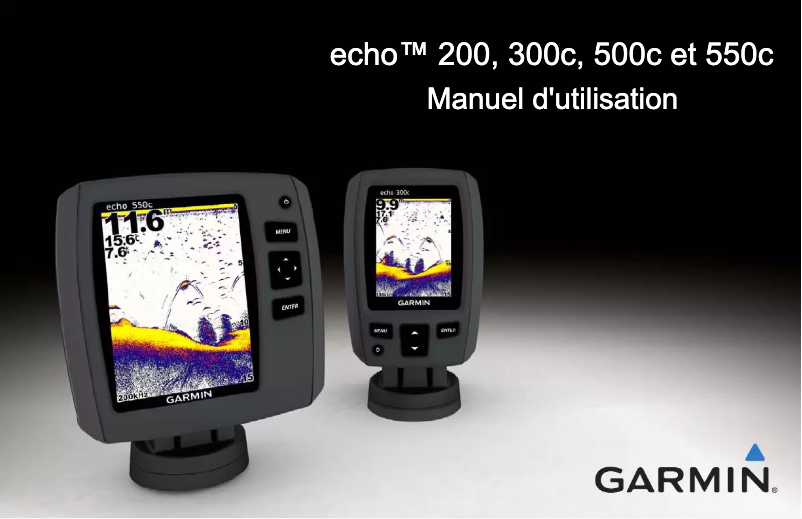 Page 1 de la notice Manuel utilisateur Garmin echo 300c