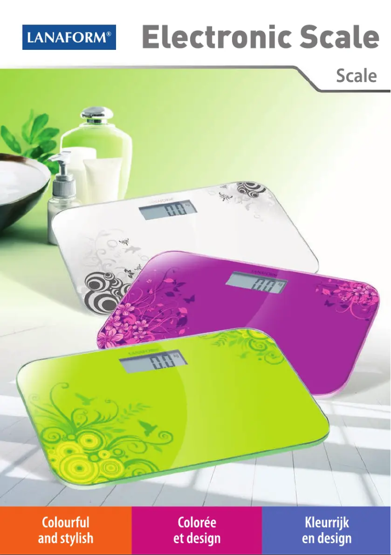 Page 1 de la notice Manuel utilisateur Lanaform Electronic