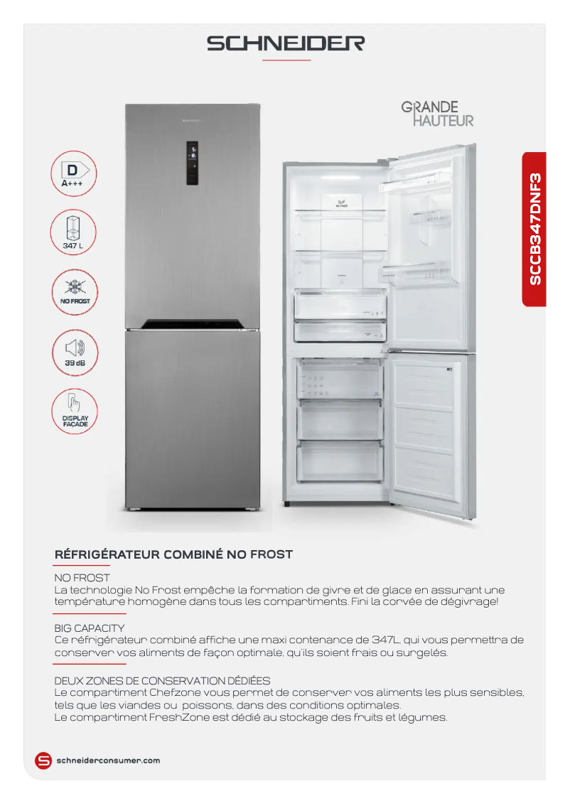 Página 1 del manual Ficha técnica Schneider SCCB347DNF3X