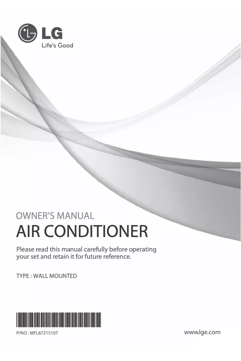 Page 1 de la notice Manuel utilisateur LG HSN18IVP