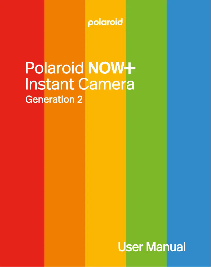 Página 1 del manual Manual de usuario Polaroid NOW+ Generation 2