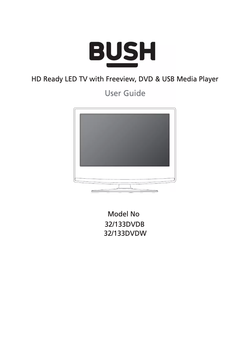 Page 1 de la notice Manuel utilisateur Bush 32/133DVDB