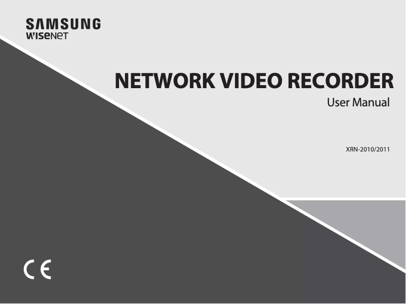 Page 1 de la notice Manuel utilisateur Hanwha XRN-2010