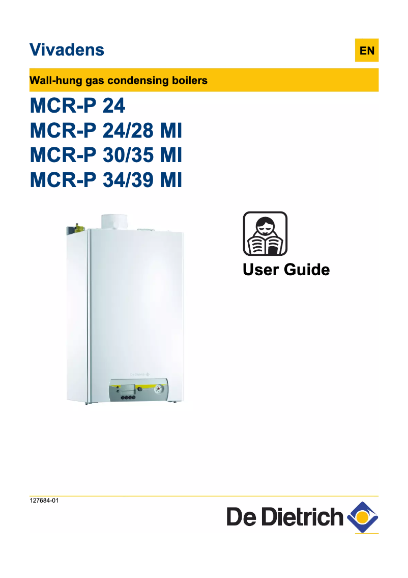 Page 1 de la notice Manuel utilisateur De Dietrich MCR-P 24/28 MI