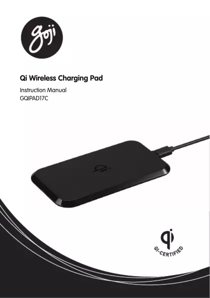 Page 1 of the manual User Manual Goji GQIPAD17C