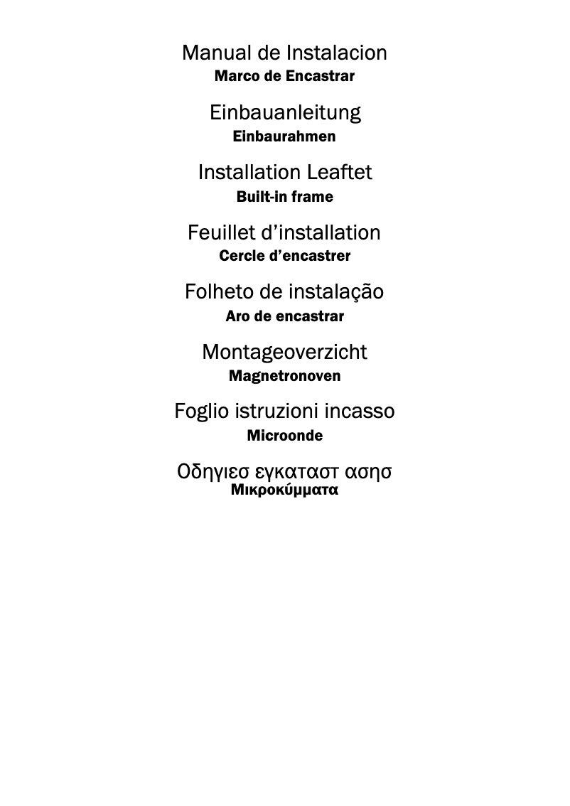 Page 1 de la notice Manuel utilisateur Smeg KITC20N