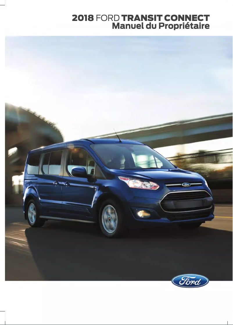 Page 1 de la notice Manuel utilisateur Ford Transit Connect (2018)