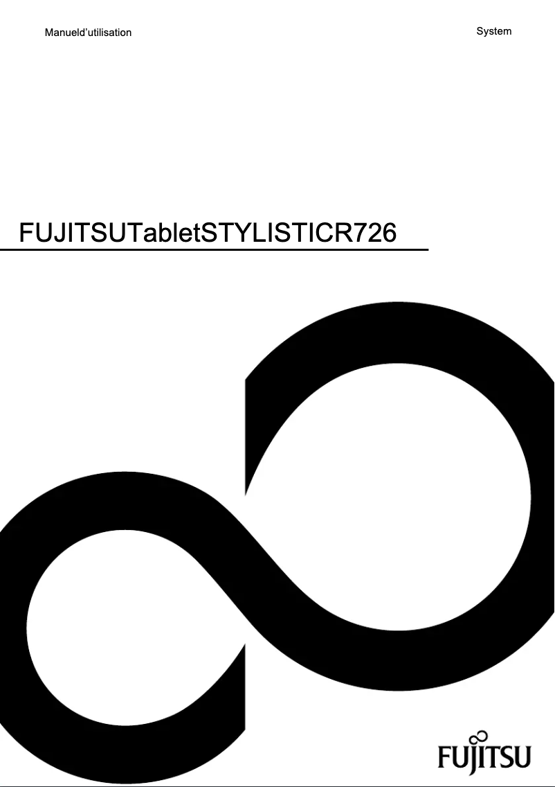 Page 1 of the manual User Manual Fujitsu Stylistic R726