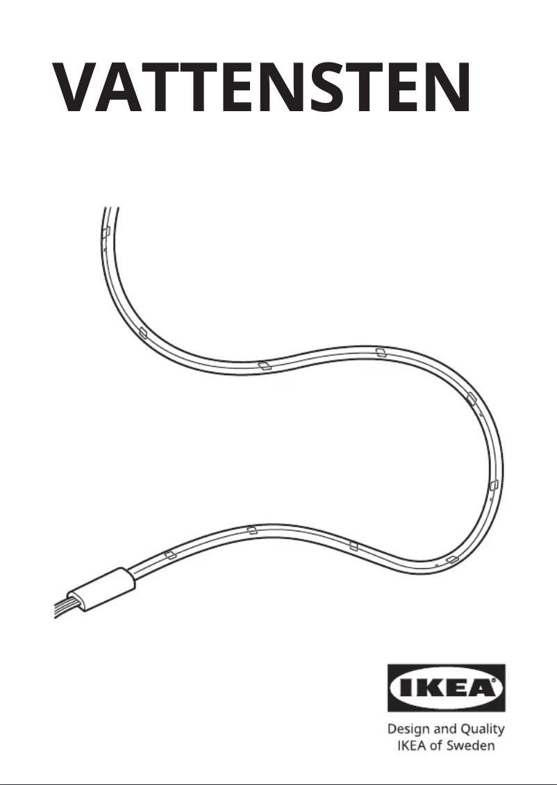 Image de la première page du manuel de l'appareil VATTENSTEN 405.306.01