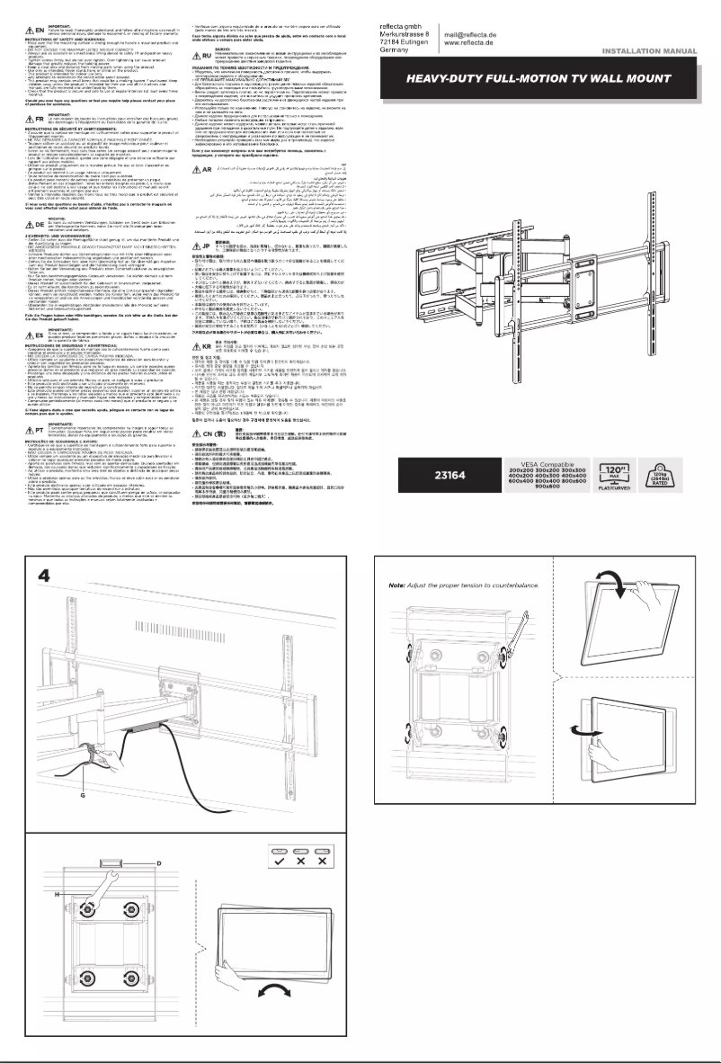 Page 1 de la notice Manuel utilisateur Reflecta 23164