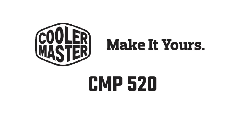 Page 1 de la notice Manuel utilisateur Cooler Master CMP 520